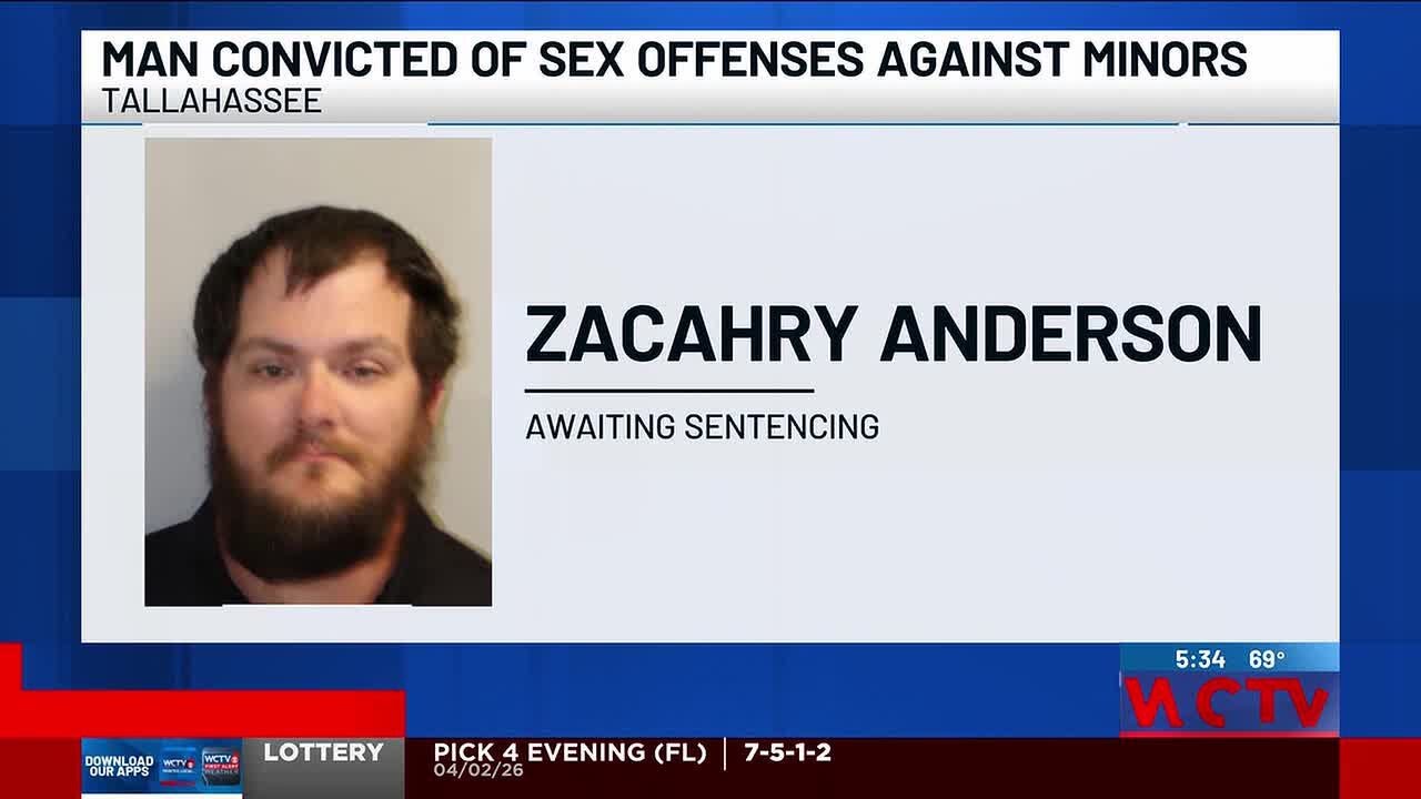 Man convicted of multiple sexual offenses against minors in Tallahassee ...
