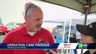 A look at support of Operation Care Package on Friday