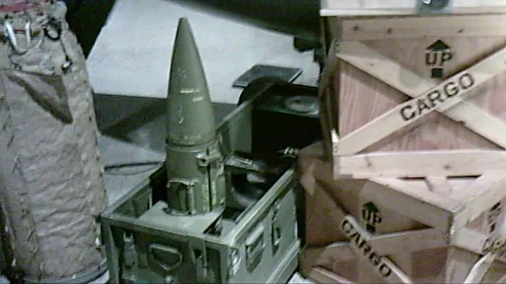 M455 nuclear artillery shell and core.