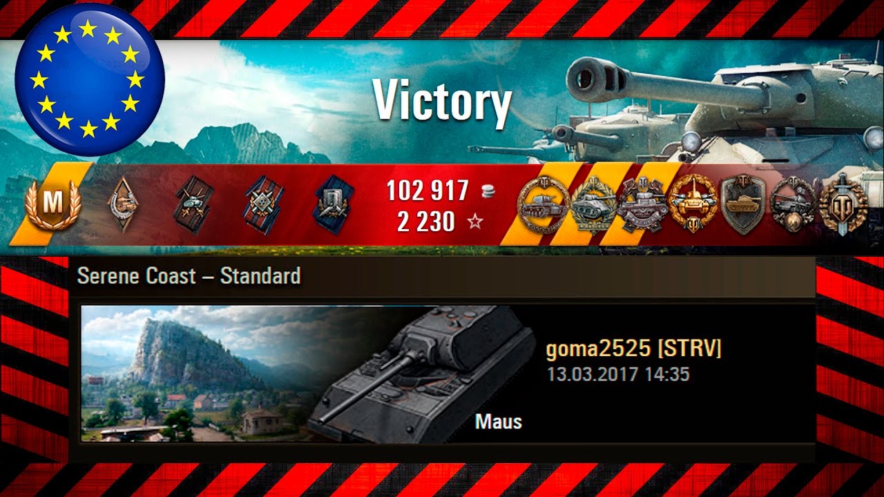 get M Maus 1vs6 6.8k dmg 8kill