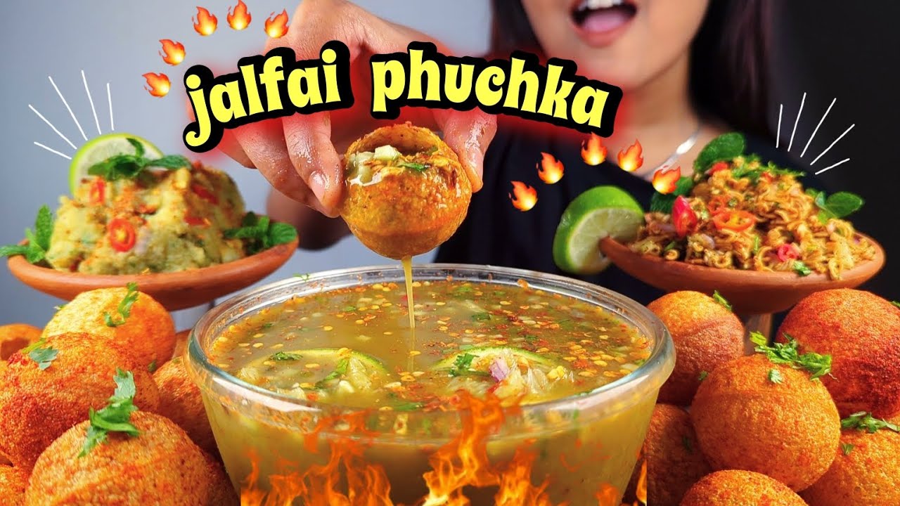 🔥SPICY PANIPURI EATING VIDEO🔥 WITH RECIPE | MAKING SPICY CHATPATE WITH PANIPURI EATING CHALLENGE 🤤