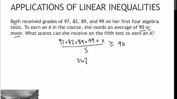 20 Applications of Linear Inequalities (1.4)
