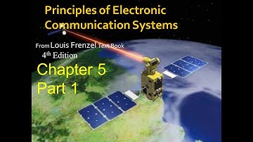 Principles of Electronic Communication Systems, Chapter 5, Part1, Frequency and Phase Modulation