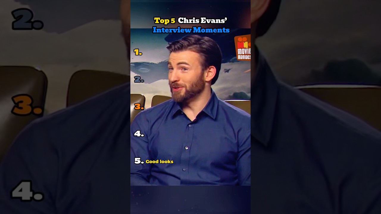 Top 5  Chris Evans’ Interview Moments.