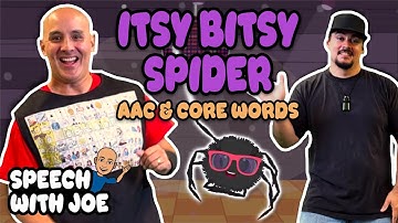 Itsy Bitsy Spider | Learn core words | Speech Therapy & Early Language Learning [Watch to the End!]