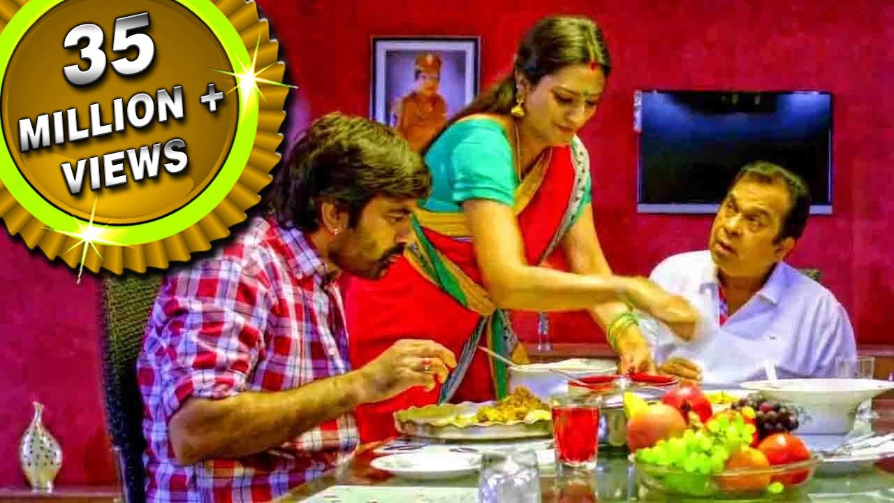 ब्रह्मानंदम की बीवी रवि तेजा को खिला रही है अच्छा खाना और अपने पति को भूखा मार रही है