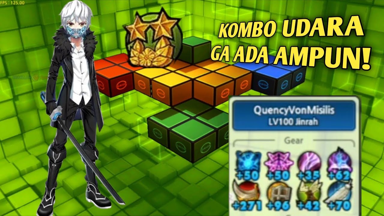 Lost Saga Ladder Polosan vs Jinrah Level 100 Attack+271! KOMBO UDARA SADIS! (2Ladder)