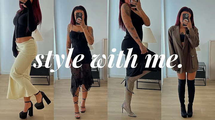 STYLE WITH ME | heels & holiday outfits. (CUCCOO)