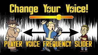 Player Voice Frequency Slider | A Fallout 4 Mod |