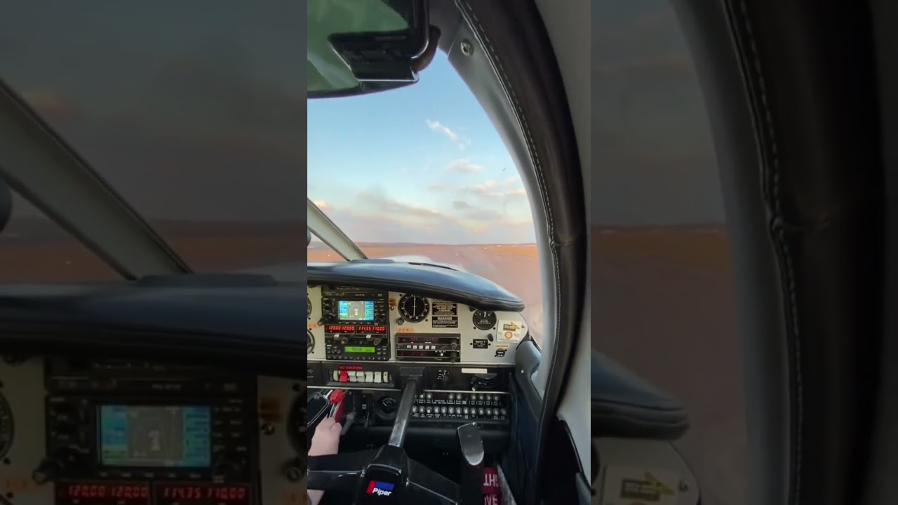 Pilot BUTTERS PA28 landing. 