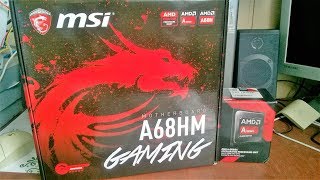 Обзор игрового комплекта - под socket FM2/FM2+ - MSI A68HM GAMING + AMD APU A10-7850K - за 150$