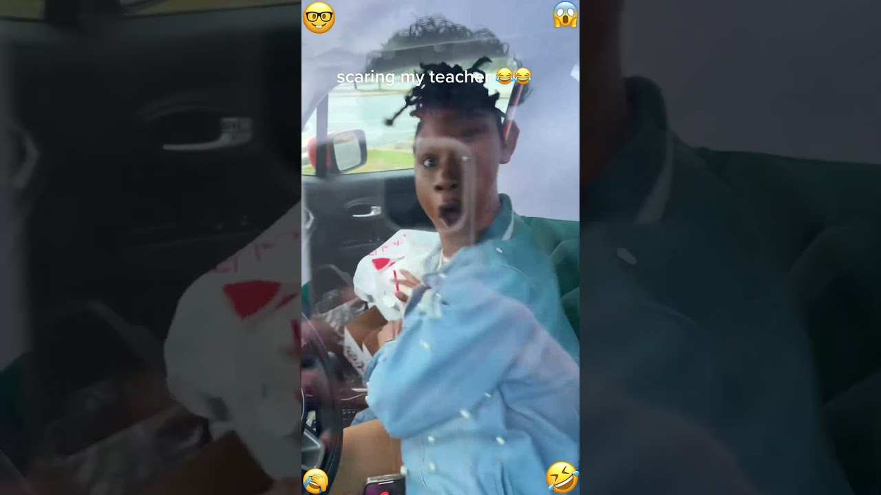 Cute reaction to being scared 😂 