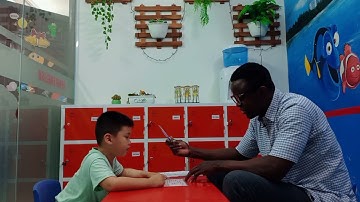 Minh Hoàng - T1D -Test 2 -Test speaking- Hệ thống Anh ngữ Nemo - Tiếng anh trẻ em 4-15 tuổi.