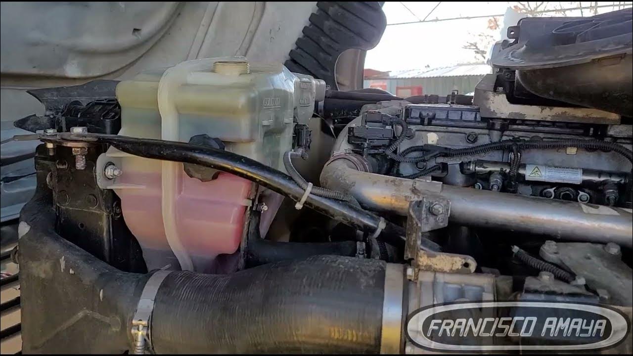 DD15 engine coolant tank compression leak high pressure in the cooling system YouTube