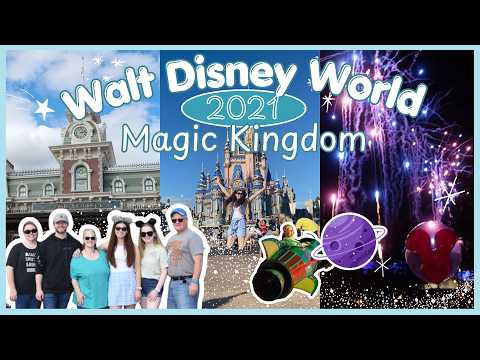 2021 | DISNEY WORLD VLOG | Day 2 Magic Kingdom 🏰 | Pirates, Astro Orbiter, MineTrain, Little Mermaid