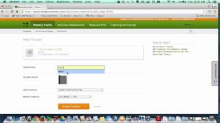 How to Create a Tracker from a Curriculum Map