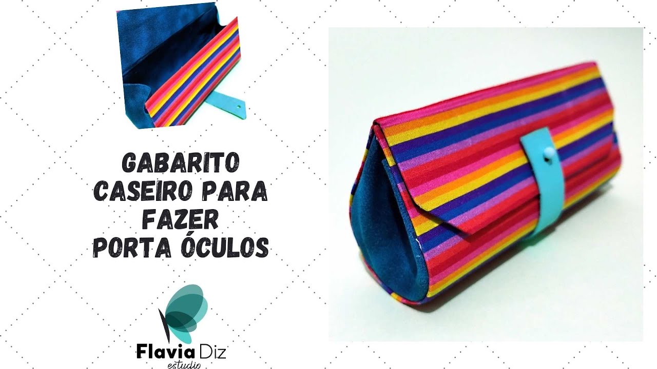 gabarito porta óculos caseiro´- feito em papelão