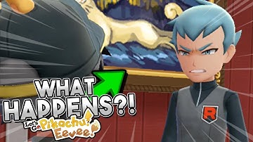 What Happens If You Go Back To The Team Rocket HQ In Pokemon Let