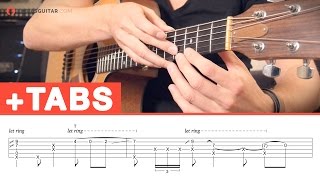 Video thumbnail of "Fingerstyle Guitar Example: Fingerpicking + Percussive Playing + Tapping"