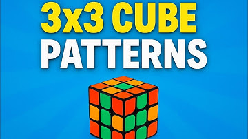  3 by 3 patterns explain with algorithms easy #3x3cube#3×3 patterns #3×3 cool patterns 