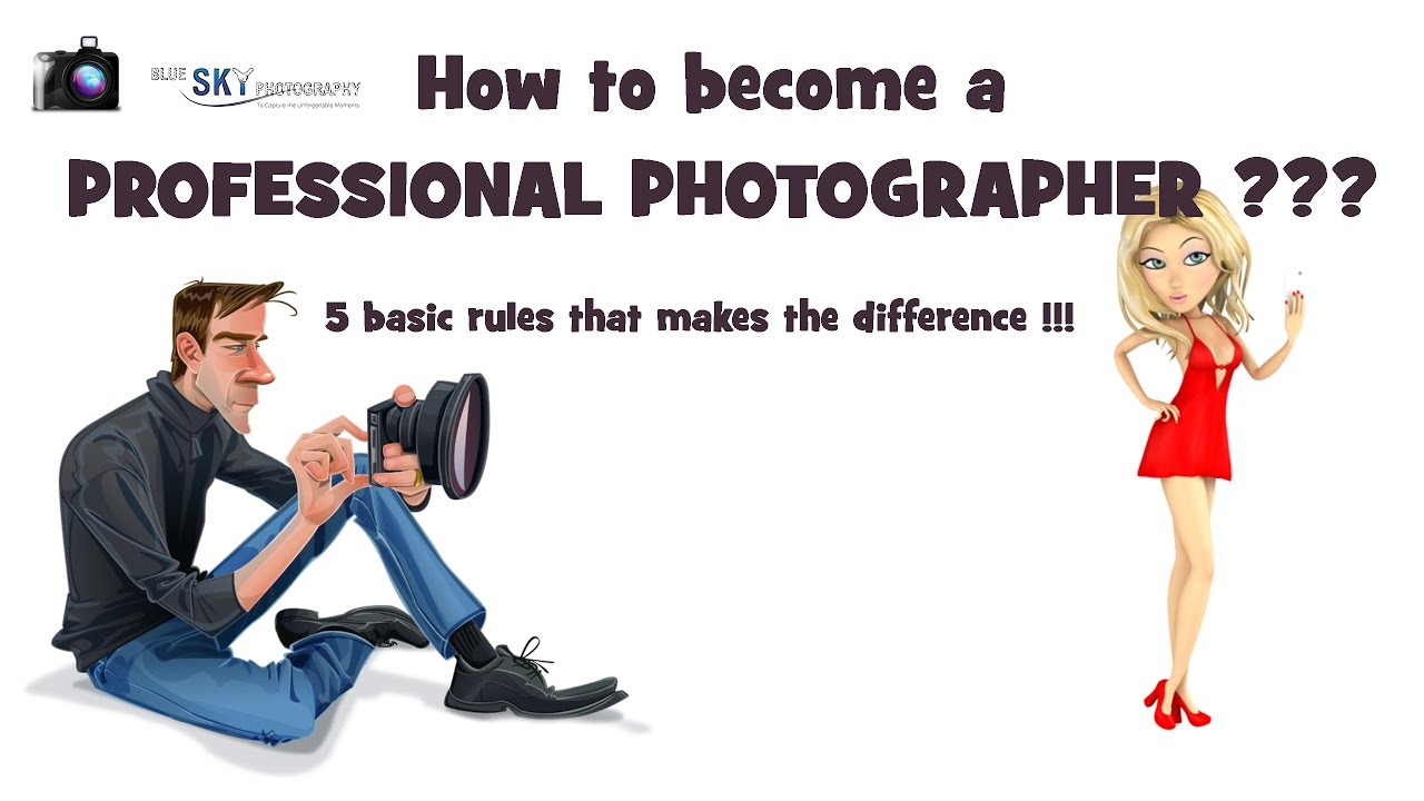 5 steps to become a pro, or else "what makes you a professional photographer???" - YouTube