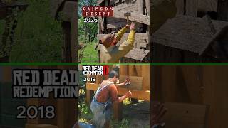 Detail Comparison - Crimson Desert VS RDR 2 #gaming #shorts