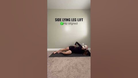 Side Lying Leg Lift #hipexercise #coreexercises #formcheck