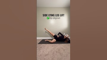 Side Lying Leg Lift #hipexercise #coreexercises #formcheck