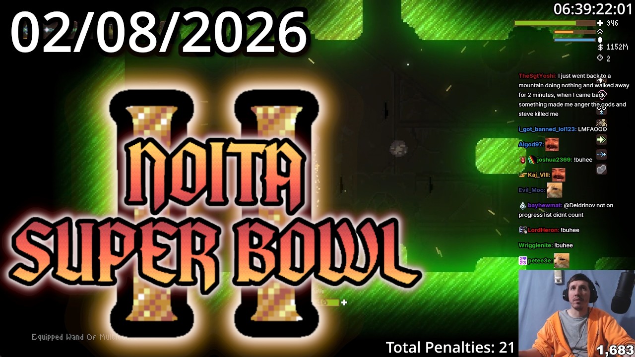 THE GREAT ANNUAL SUPER BOWL RUN OF 2026 - DunkOrSlam stream highlights [02/08/2026]