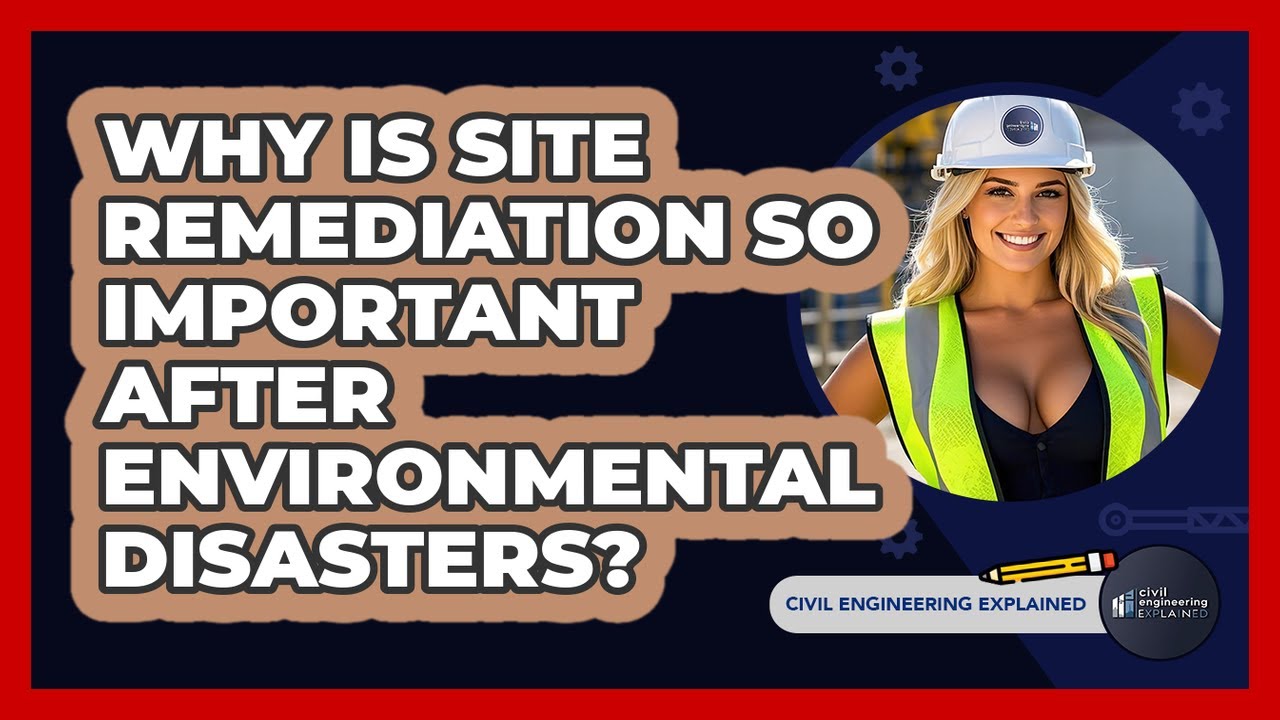 Why Is Site Remediation So Important After Environmental Disasters? - Civil Engineering Explained