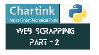 chartink data scrap/result Part -2 video