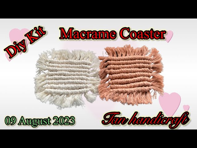 Macrame Kits for Adults Beginners - DIY Macrame Kit for Beginners 3 in 1  Macrame Starter Kit, Macrame Plant Hanger Kit, Macrame Keychain Kit,  Macrame Coaster - Adult Craft Kits Macrame Supplies 