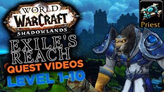 New Exile's Reach Level 1-10 Experience (Priest) | Shadowlands Alpha| Blizzplanet