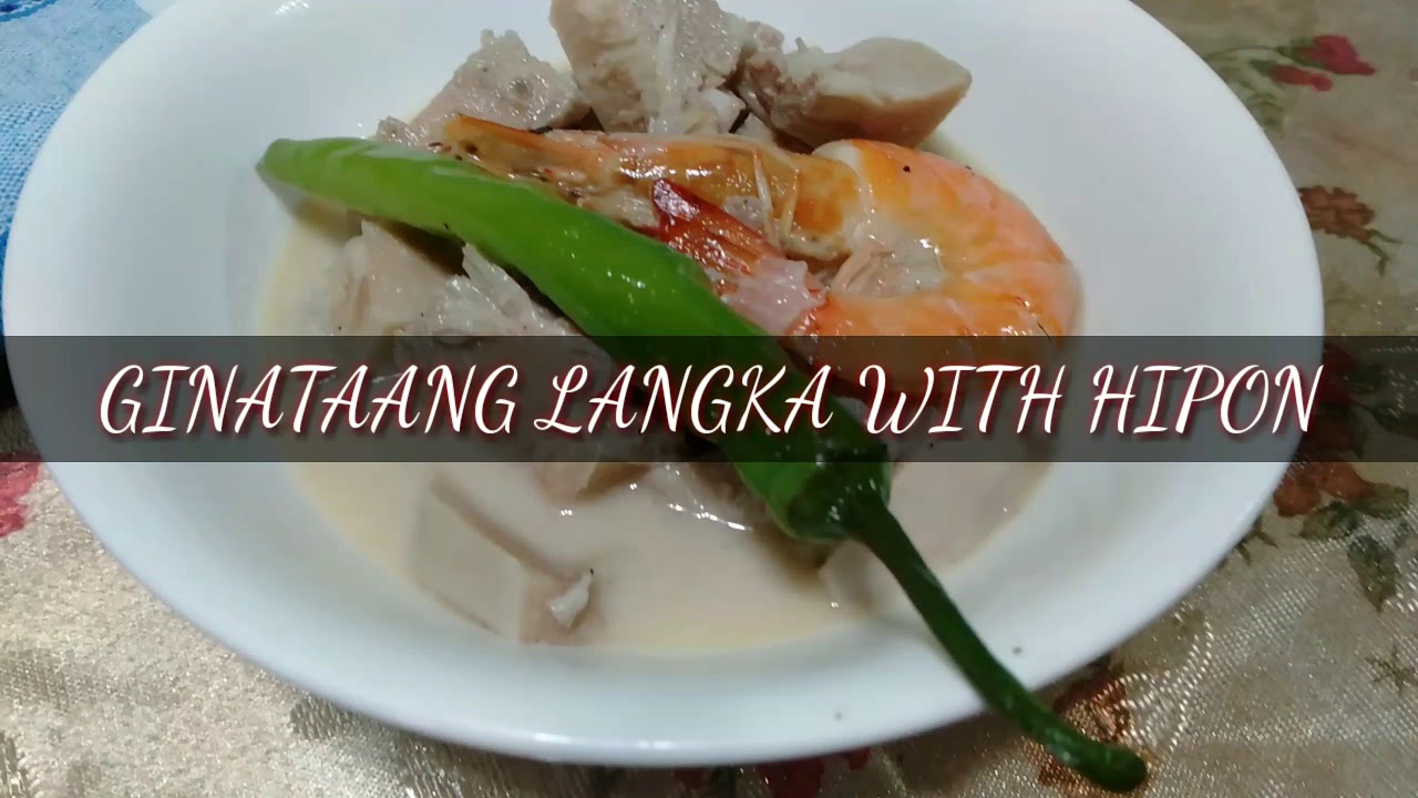 Easy ginataang langka with hipon - YouTube