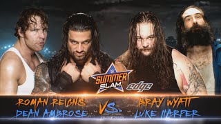 WWE 2k15 PC :Family Vs Family Match ||SummerSlam 2015