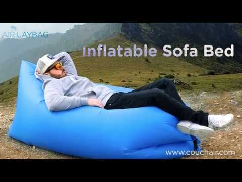 Air Laybag Self-inflatable sofa - YouTube