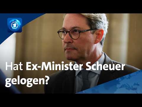 Vorwurf der Falschaussage zu Pkw-Maut: Ex-Verkehrsminister Scheuer vor Gericht