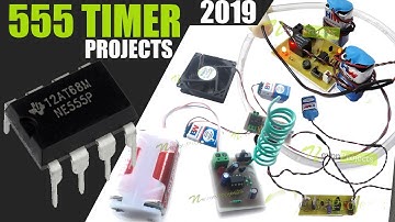 Top 5 Simple Electronics Projects using 555 Timer IC with Free PPT Synopsis Download