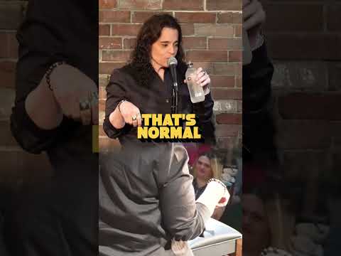 This lass is SWEATING