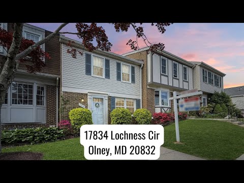 17834 Lochness Cir, Olney, MD home video tour
