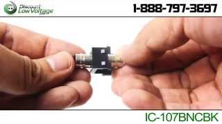 BNC Keystone Insert (BNC Coupler) | ICC 107BNCBK