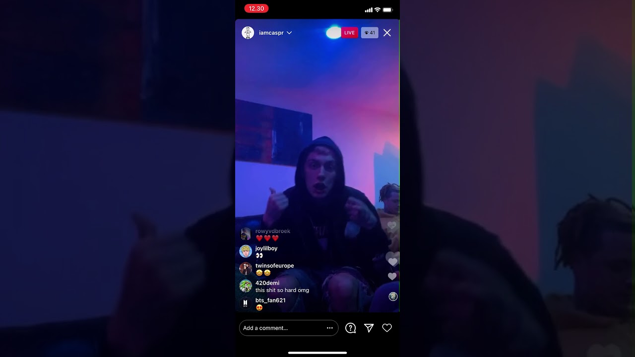 ppgcasper / caspr instagram live 2/9/2021