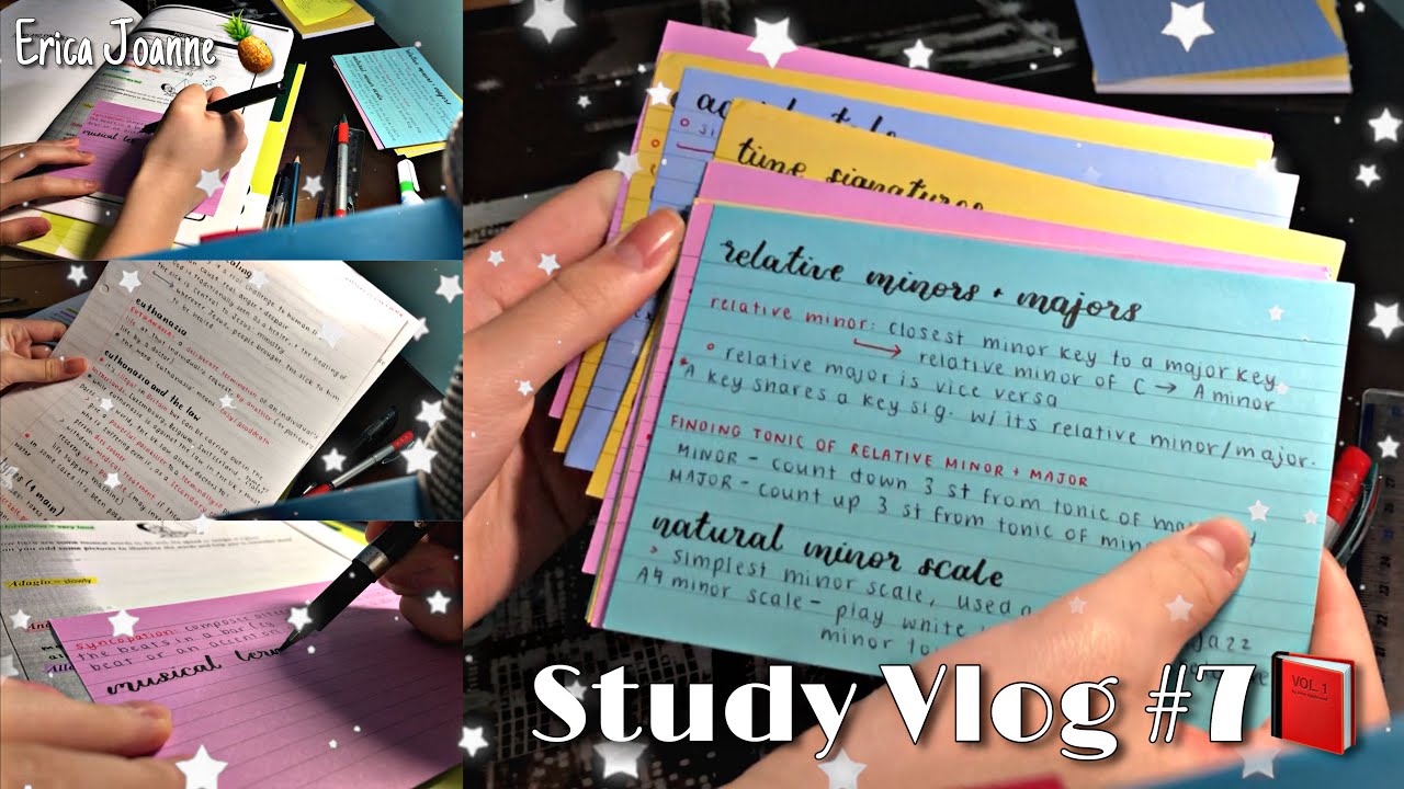 Study Vlog #7 (GCSE Study With Me) | Erica Joanne - YouTube