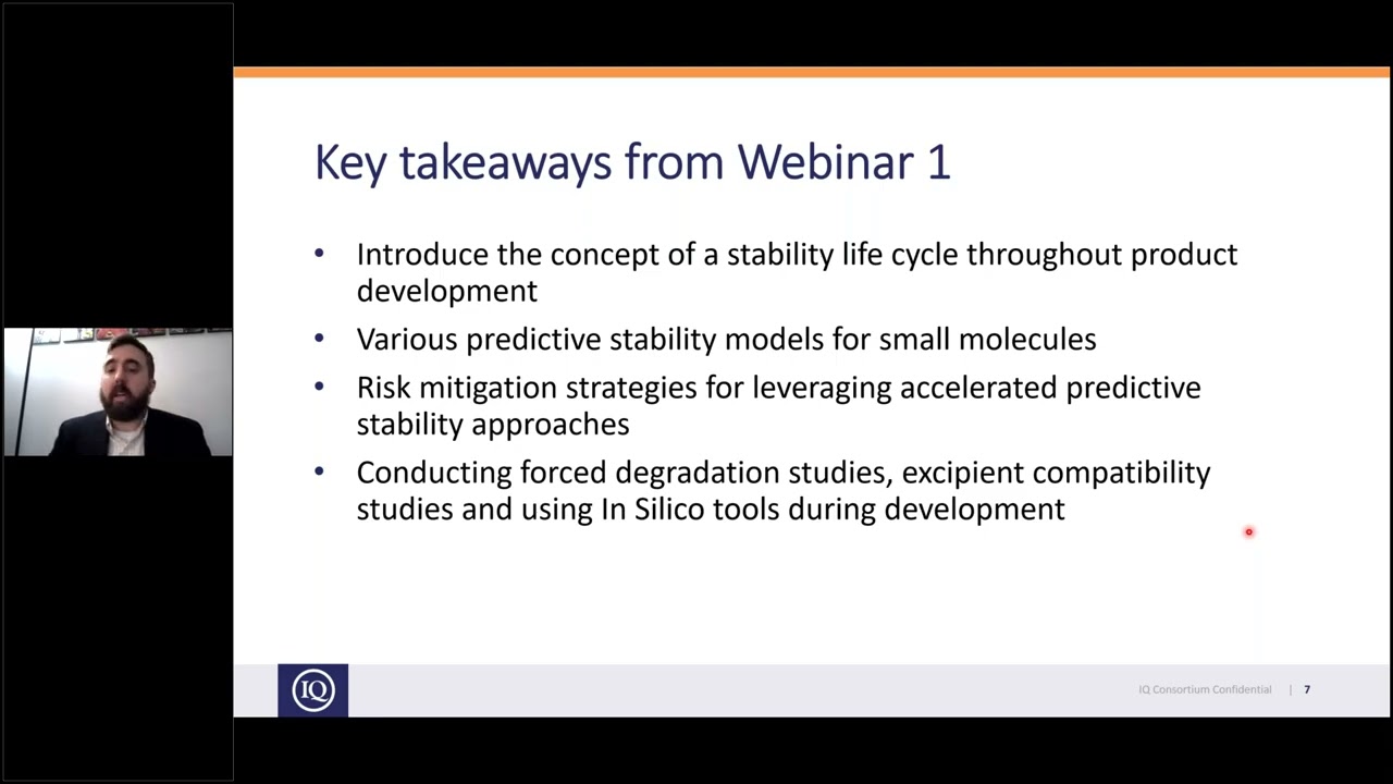 Science & Risk Based Stability Practices in Pharm Dev_Part 1 of 4_Small Molecule Therapeutics