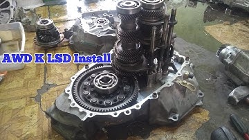 New Wavetrac AWD KSeries LSD install in a CRV / Element transmission with 6 speed conversion