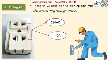 Giáo án PowerPoint Bài 1 Thiết bị đóng cắt và ... | GA điện tử Công nghệ 9 Lắp đặt mạng điện Kết nối