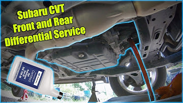 Subaru CVT Front and Rear Differential Service