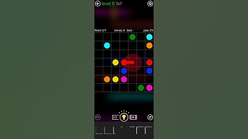 Flow Free level 8 7x7 #games #gaming #puzzle #gameplay #puzzlegame #flow #flowfree