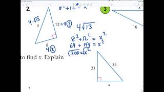 Geometry Section 8-2 work