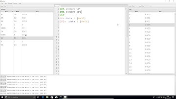 USING INDIRECT ADDRESSING and STA INSTRUCTION CPUSim
